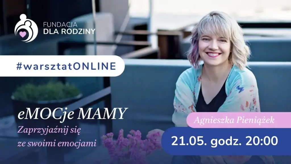 Warsztat online: eMOCje MAMY. Prelegentka: Agnieszka Pieniążek
